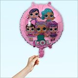 SüSLe Bebek ve Parti Lol Bebek 45cm Folyo Balon - Pembe