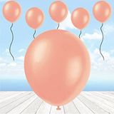 SüSLe Bebek ve Parti Metalik Parlak Balon, 10 Adet - Rose Gold