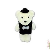 SüSLe Bebek ve Parti Minik Ayıcık Süs, 11cm X 6cm - Siyah - 1 Adet