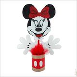 SüSLe Bebek ve Parti Minnie Mouse Masa Süsü, 45cm X 20cm - Kırmızı
