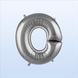 SüSLe Bebek ve Parti O Harf Gümüş Folyo Balon - 76 Cm