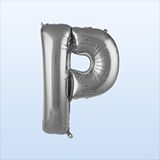 SüSLe Bebek ve Parti P Harf Gümüş Folyo Balon - 76 Cm