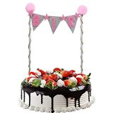 SüSLe Bebek ve Parti Pasta Süsü 27cm x 15cm, BİR - Pembe