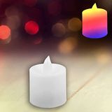 SüSLe Bebek ve Parti Pilli Tealight Pilli Led Mum, 3,60 Cm X 3,20 Cm - Renk Değiştiren Işık