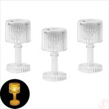 SüSLe Bebek ve Parti Retro Mini Masa Lambası Pilli Led Işık, 8,5cm x 4cm x 3 Adet