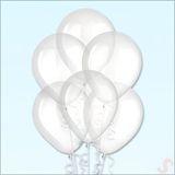 SüSLe Bebek ve Parti Şeffaf Balon, 30cm X 10 Adet Çok Renkli
