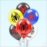 SüSLe Bebek ve Parti Spider Örümcek Balon, 30cm X 8 Adet Çok Renkli