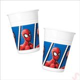 SüSLe Bebek ve Parti Spiderman Crime Fighter Plastik Bardak - 8 Adet