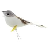 SüSLe Bebek ve Parti Tüylü Yapay Kuş, 7,50 cm - 1 Adet NATURAL