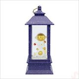 SüSLe Bebek ve Parti Uçuşan Simli,12,5cm X 5cm Led Işıklı Astronot Fener Küre - D Çok Renkli