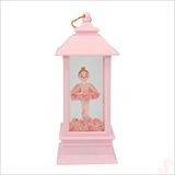 SüSLe Bebek ve Parti Uçuşan Simli,12,5cm X 5cm Led Işıklı Balerin Fener Küre - B Çok Renkli