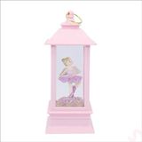 SüSLe Bebek ve Parti Uçuşan Simli,12,5cm X 5cm Led Işıklı Balerin Fener Küre - C