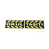 Süslen Okul Taşıtı Yazısı Takım 22X104 Cm