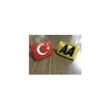 Süslen Türk Bayrağı - Aa Panjur Arması - Panjur Arması 2'li Set - Beyaz