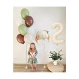Süslü Tavşan Folyo Balon Zincir Seti Doğum Günü Retro Balon Seti, 11452001211