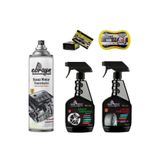 Susuz Motor Temizleyici +Jant Temizleyici +Lastik PARLATICI+2AD Göğüs Parlatıcı+Sünger Ebrayn-6parça
