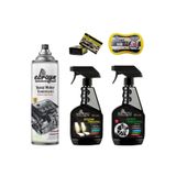 Susuz Motor Temizleyici+Döşeme Temizleyici+Jant TEMIZLEYICI+2AD Göğüs Parlatıcı+Sünger Ebrayn-6parça