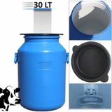 Süt Güğümü Içi Beyaz 30 Litre Mavi