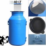 Süt Güğümü Içi Beyaz 40 Litre Mavi