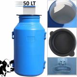 Süt Güğümü Içi Beyaz 50 Litre Mavi