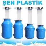 Süt Güğümü Içi Beyaz Şen Plastik 40 L