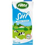 Sütaş Yarım Yağlı Süt (1 L) X6 Adet