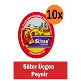 Süter Üçgen Peynir 6 Porsiyon 10 Adet