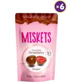 Sütlü Çikolata Kaplamalı Çilek 80 gr x 6 Adet - 70 gr