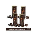 Sütlü Çikolata Kaplı Bademli Hurma 200 gr X 4 Adet