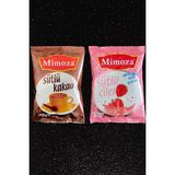 Sütlü Çikolata ve Sütlü Çilek Milk Shake Sıcak Içiniz Kış ve Meyve Çayı Çok Leziz 2 Adet 400GR - 250 gr