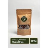 Sütlü Çikolatalı Üzüm Draje - Doğal Kuru Üzüm 250GR - 250 gr