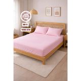sutra 120 Tel ( 480 TC ) %100 Pamuk Saten Çift Kişilik Lastikli Çarşaf Seti