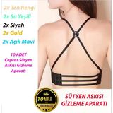 Sütyen Askısı Gizleme Aparatı 10 Adet