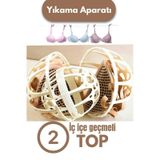 Sütyen Koruyucu Yıkama Aparatı Yıkama Topu Beyaz