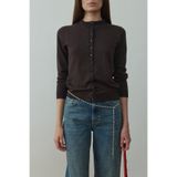 SUUD Collection Arya Triko Hırka, 34, 418136998, Acı Kahve, Kadın