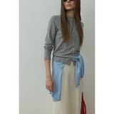 SUUD Collection Arya Triko Hırka, 34, 418136998, Gri, Kadın