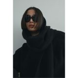SUUD Collection Bella Triko Atkı, Standart, 418136742, Siyah, kadın