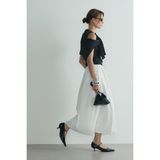 Suud Collection Beyaz Lade Balon Etek - 36