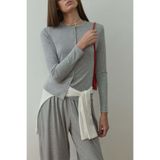 SUUD Collection Cosie Düğmeli Hırka, 36, 418136972, Gri, Kadın