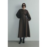 SUUD Collection Kaia Düğmeli Maxi Elbise, 36, 418136914, Kahverengi, Kadın