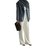 Suud Collection Kaşe Blazer Ceket, 42, 418136278, Füme, Kadın