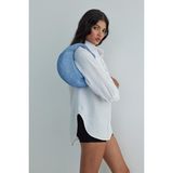 Suud Collection Mavi Pia Hasır Çanta