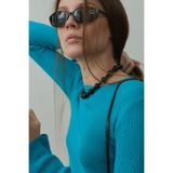 Suud Collection Siyah Boncuk Dizilimli Kolye