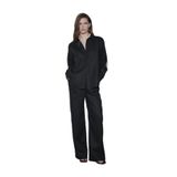 Suud Collection%100 Keten Nora Pileli Pantolon, 40, 418136498, Beyaz, Kadın
