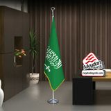 Suudi Arabistan Krallığı Bayrak -Ofis -Makam-Toplantı Odaları -Direkli -Saçaklı Makam Bayrağı