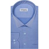 Süvari Armür Desenli Erkek Gömlek - XL - Açık Mavi