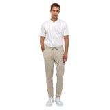 Süvari Bej Slim Armürlü Jogger Pantolon, 40