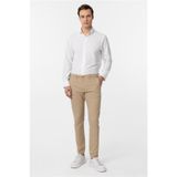 SÜVARİ Bej Slim Armürlü Pantolon