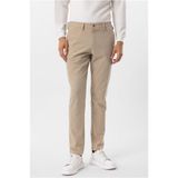 SÜVARİ Bej Slim Desenli Pantolon
