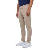 Süvari Bej Slim Fit Desenli Kumaş Pantolon, 44